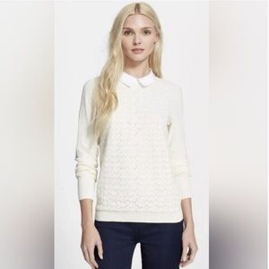 Tory Burch Carmine Sweater Ivory Size SP